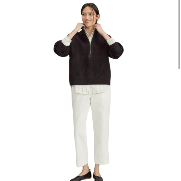 Everlane The Half-Zip Merino Sweater - Picture 3 of 6
